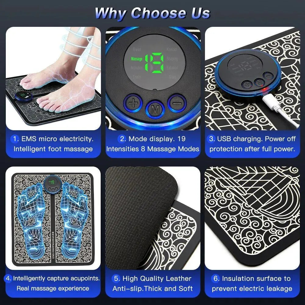 Electric USB Foot Massager Leg Reshaping Deep Kneading - Bellarte Enchanté Electric USB Foot Massager Leg Reshaping Deep Kneading